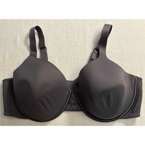 Vanity Fair 76380 Beauty Back Underwire Lined Full Coverage Bra Size 42D Gray